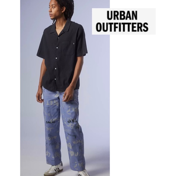 New without tags Urban Outfitters 
Size Medium Chino style pants 
Graphic print - Picture 1 of 8